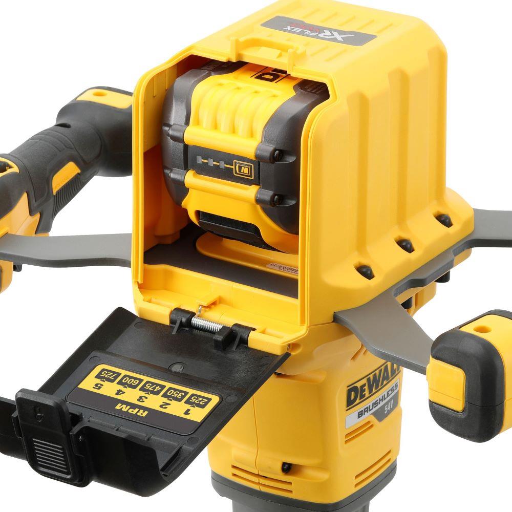 DeWalt DCD240X2 54 Volt XR Flexvolt Brushless Paddle Mixer, 2x 9.Ah