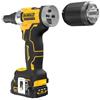 DeWalt DCF414E2T - 18v XR Brushless 6.4mm Rivet Gun - 2 x 1.7Ah Batts