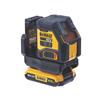 Dewalt DCLE34021D1 XR - 18v Compact Cross Line Green Laser - 1 x 2.0Ah