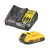 Dewalt DCLE34021D1 XR - 18v Compact Cross Line Green Laser - 1 x 2.0Ah