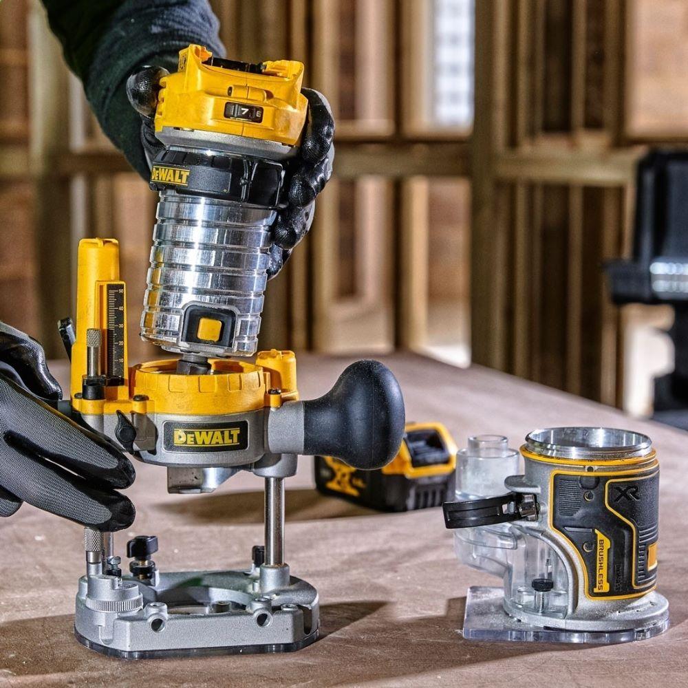 DeWalt DCW604NT 18v XR Brushless 1/4" Router (Body Only) Powertool.ie