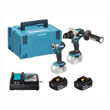 Makita DLX2549TJ - LXT  - 18v 2 Piece Combo Kit - DHP489 + DTD173