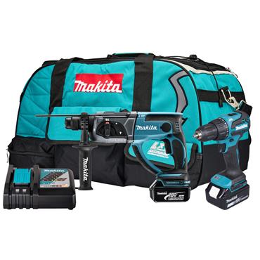 Makita DlX2563T - 18V LXT  - Combo Kit - DHP490Z + DHR202Z  - 2pc