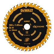 DeWalt Extreme 2nd Fix Circular Saw Blade - 165mm 20mm Bore 40T - DT10640