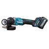 Makita GA005GZ01 - 40Vmax125mm Angle Grinder - Slide Switch - Makpac Case - Body