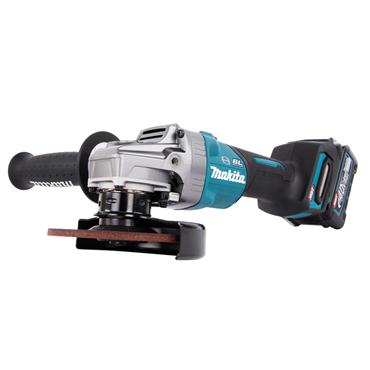 Makita GA005GZ01 - 40Vmax125mm Angle Grinder - Slide Switch - Makpac Case - Body