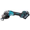 Makita GA005GZ01 - 40Vmax125mm Angle Grinder - Slide Switch - Makpac Case - Body