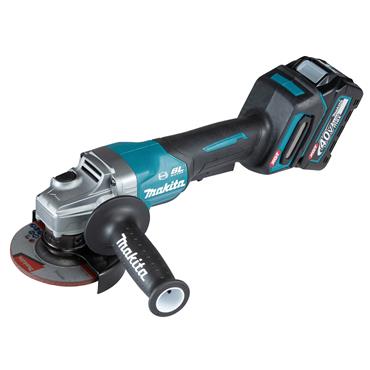 Makita GA012GZ01 - 40Vmax115mm Angle Grinder - Paddle switch - Makpac Case - Body