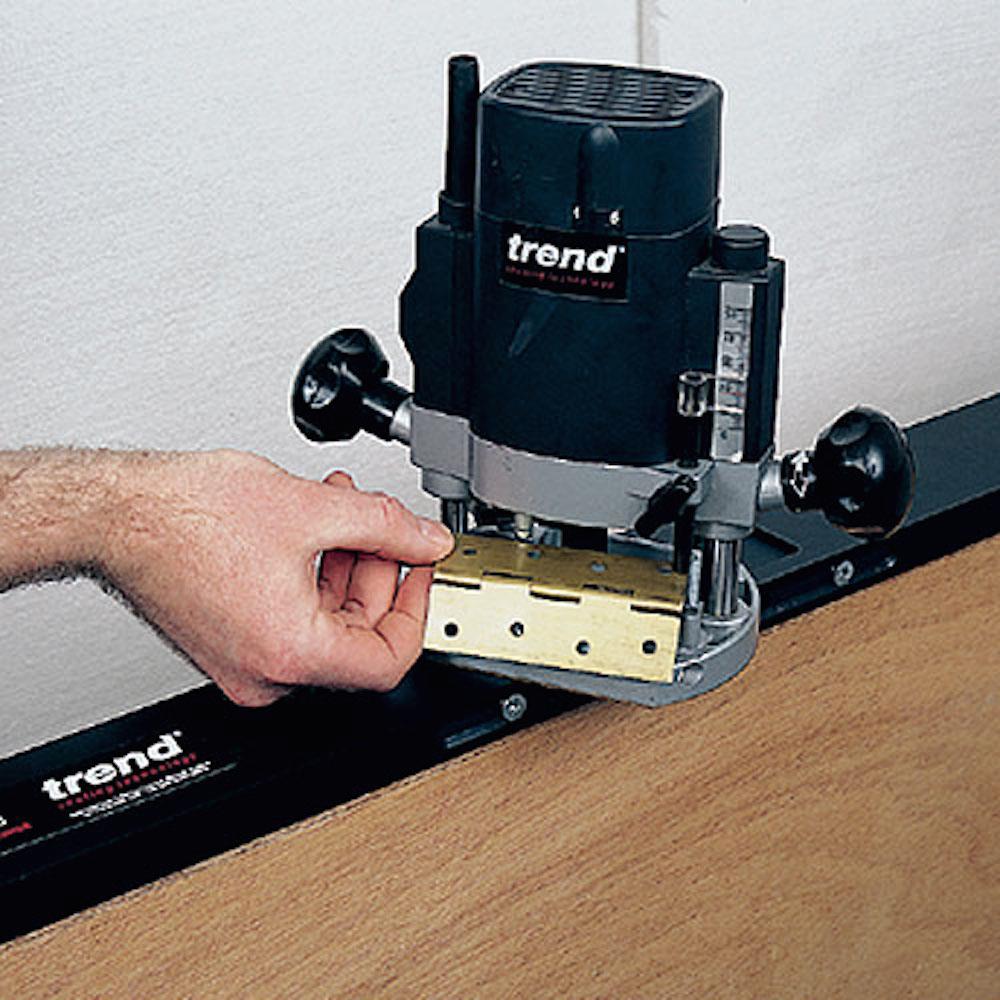 Trend Hinge Jig ATwo piece, for accurate fitting of hinges to doors