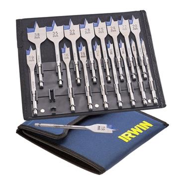 Irwin Speedbor Flat Wood Bit Set -  6-38mm - 17pcs - IW4041002