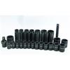 Jefferson JEFIS0C12-04 - 1/2? Impact Socket Set - 34pc
