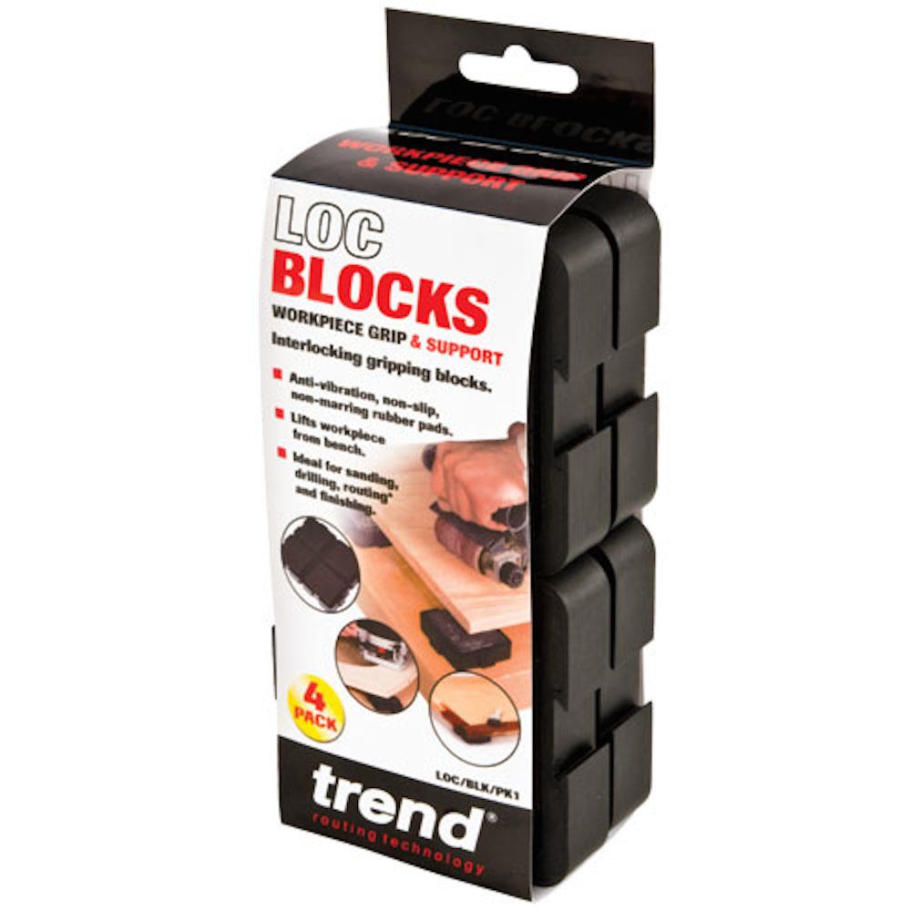 Trend Loc block workpiece support 4 pack LOC/BLK/PK1 Powertool.ie