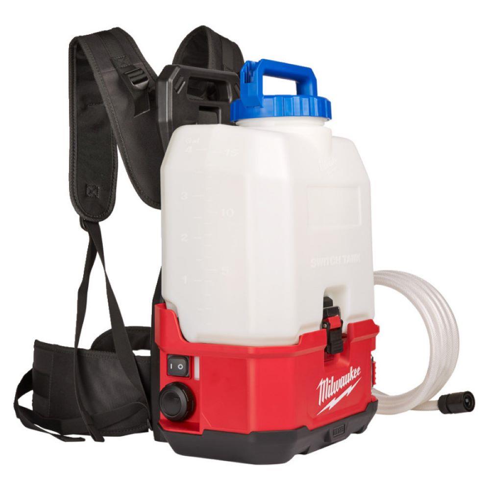 Milwaukee 15lt Backpack Fluid Pump Sprayer Body Only With Listed