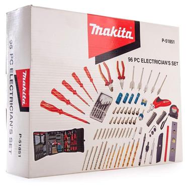 Makita P-51851 - Electricians Tool Kit - 96pcs