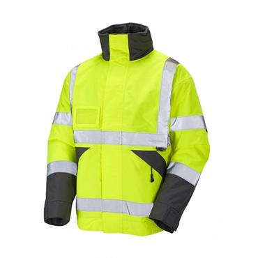 LEO Work Wear P-J02_T_LEO - Bickington Superior Yellow Bomber Jacket - Various Sizes