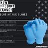Jefferson P-JEFGLNIBL-100L- Blue Nitrile Gloves - Box Of 100 - Sizes -