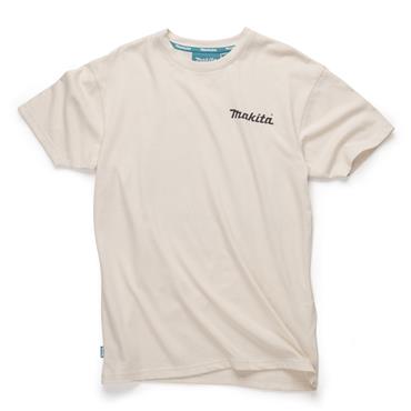 MAKITA P-MK101M-WHT-S - ORIGIN T-SHIRT WHITE - SIZES: S - 2XL