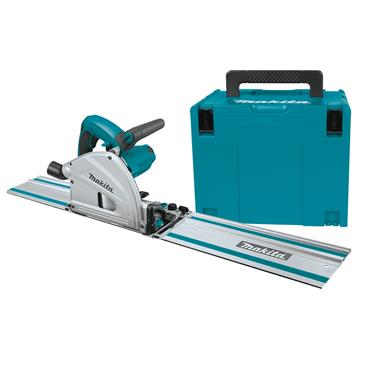 Makita P-SP600J1 - 165mm Plunge Saw Kit - 1 x 1.4M Guide Rail- Makpac - Various voltage