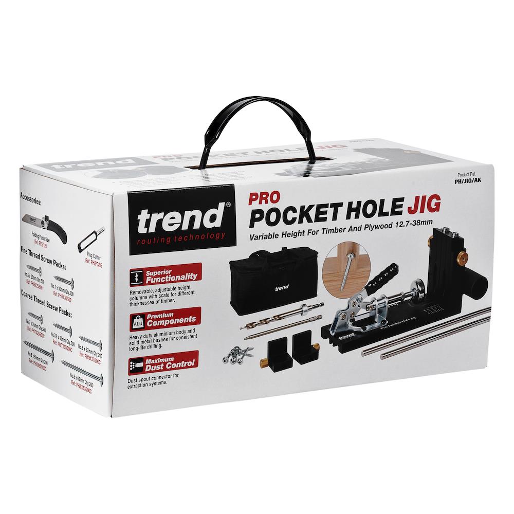 Trend Pro Pocket hole Jig Kit PH/JIG/AK Powertool.ie Ireland