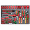 Toptul 125pc - 7-Drawer Tool Trolley VDE Insulated - QGE12518
