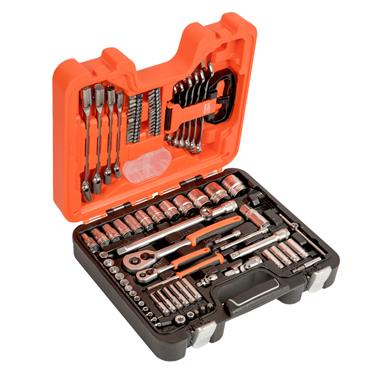 Bacho S910 - 1/4 & 1/2in Drive Socket & Spanner Set - 92pcs