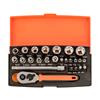 Bacho SL25 - 1/4" Square Drive Socket Set