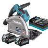 Makita SP001G202 - 40v XGT Plunge Cut Circular Saw - 2 x Batteries & Charger