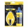 Stanley Chalk Line 30m, Blue Chalk & Level - STA047443