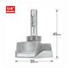 Trend Hinge Sinking - 35mm Diameter - 1/4" Shank - T421/35X1/4TC