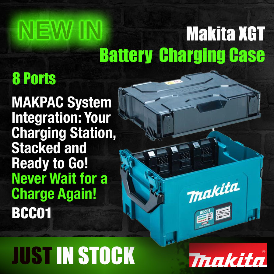 Makita BCC01 - Macpac Battery Charging Case XGT - 8 Ports
