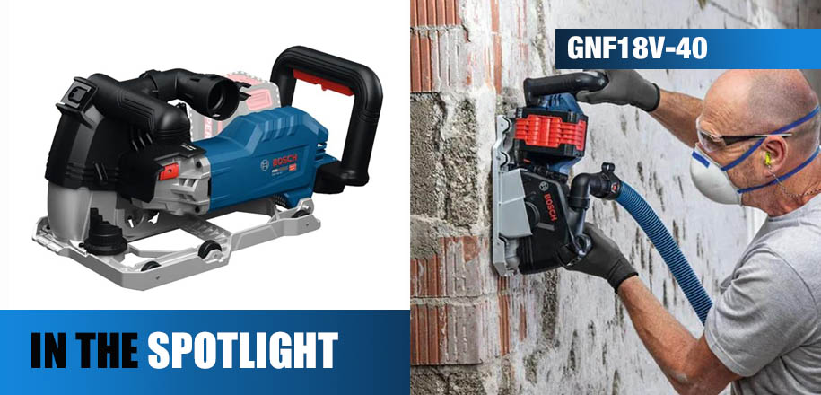 Bosch GNF18V-40 - Wall Chaser - Body Only - 06016C5000