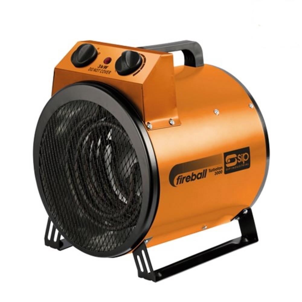 Fireball Turbofan 3000 Electric Fan Heater 09160 Air Impact