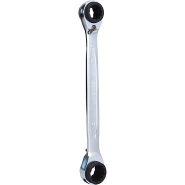 KS TOOLS - 4 in 1 GEARplus reversing double ratchet ring spanner, 16x17x18x19mm - 503-4563