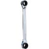 KS TOOLS - 4 in 1 GEARplus reversing double ratchet ring spanner, 16x17x18x19mm - 503-4563