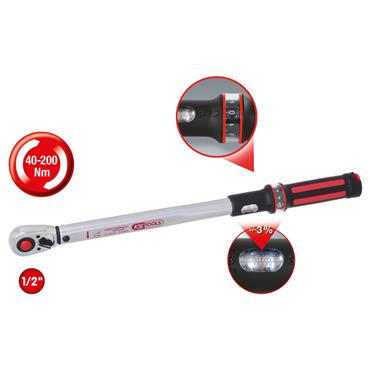 1/2" ERGOTORQUE®precision torque wrench with reversible ratchet head, 40-200Nm - 516-6542