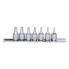 1/4" Drive 5 star Tamperproof socket bit set 911.1470 