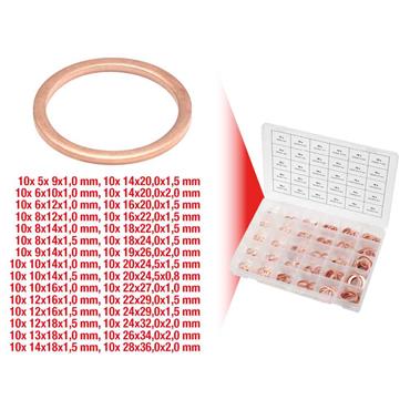 Copper washers assortment 5-28 970.0140