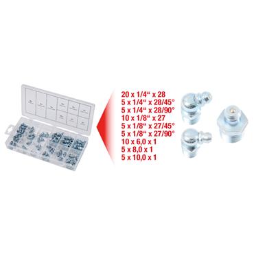 Grease nipples assortment metric & imperial 970.0360