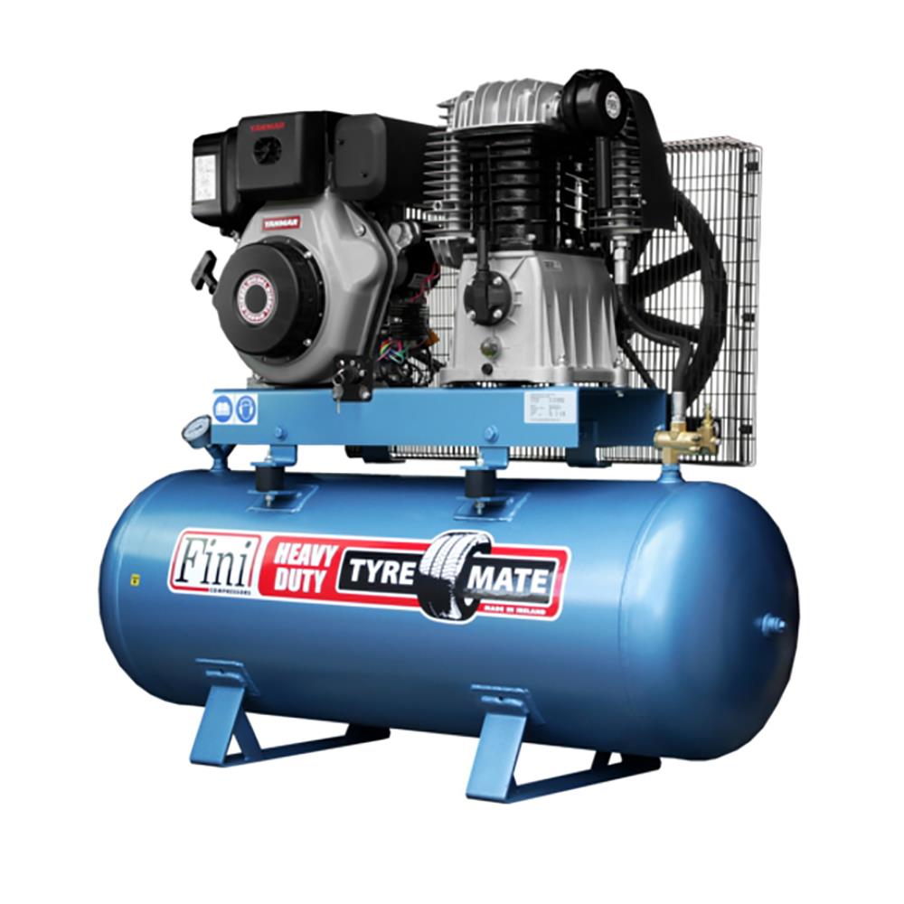 FINI YANMAR DIESEL COMPRESSOR 10HP 210LTR BK120 Air Impact