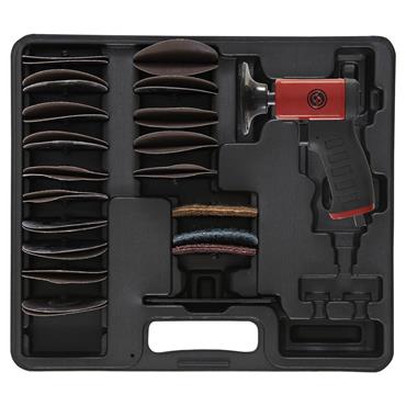 CP7202D Mini pistol disc sander with 3" (75 mm) Roloc pad 