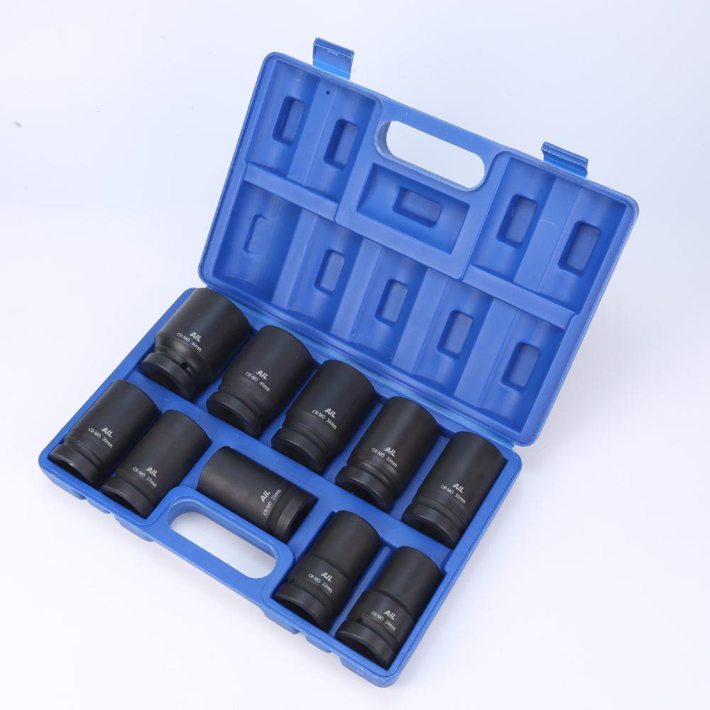 3/4" DRIVE 10 PIECE LONG REACH IMPACT SOCKET SET D605421001 Air Impact