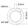 SCANIA PTO NUT SOCKET (Dr. 1/2”) - E1090