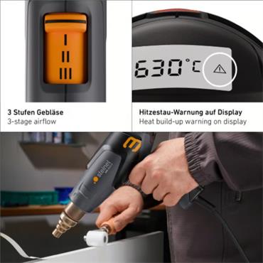 Heat Gun 220V 80-630 Celcius Hm2020e