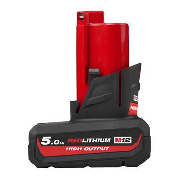12v 5ah High Output Red Litihum Battery - M12HB5
