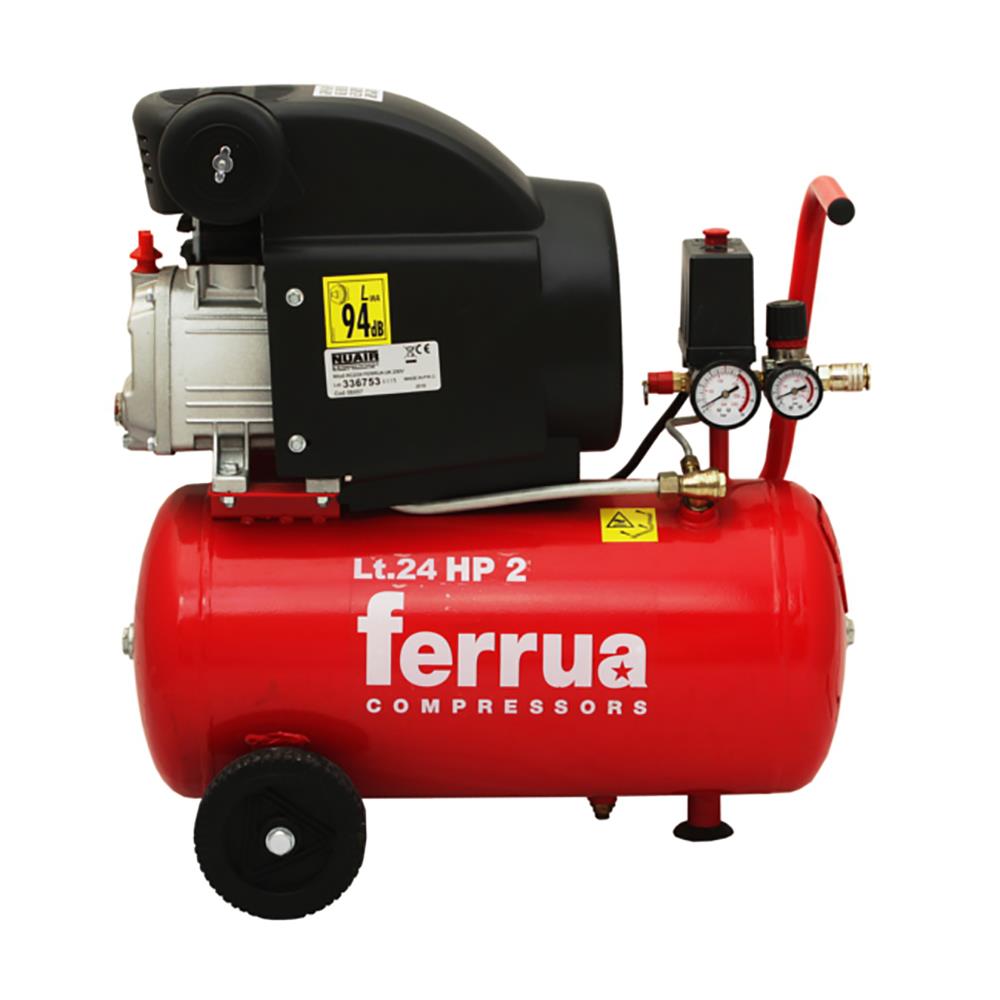 FERRUA 24 LITRE AIR COMPRESSOR RC2024 Air Impact Ireland