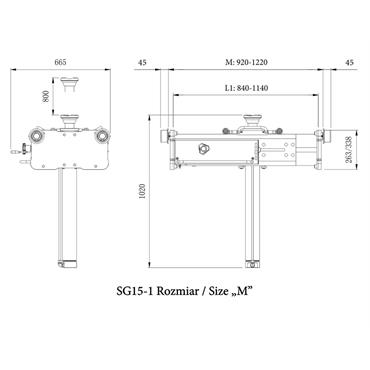 Pit Jack 15 Ton Single Ram SG15-1