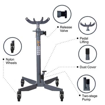 1000 Kg Transmission Jack ST1000