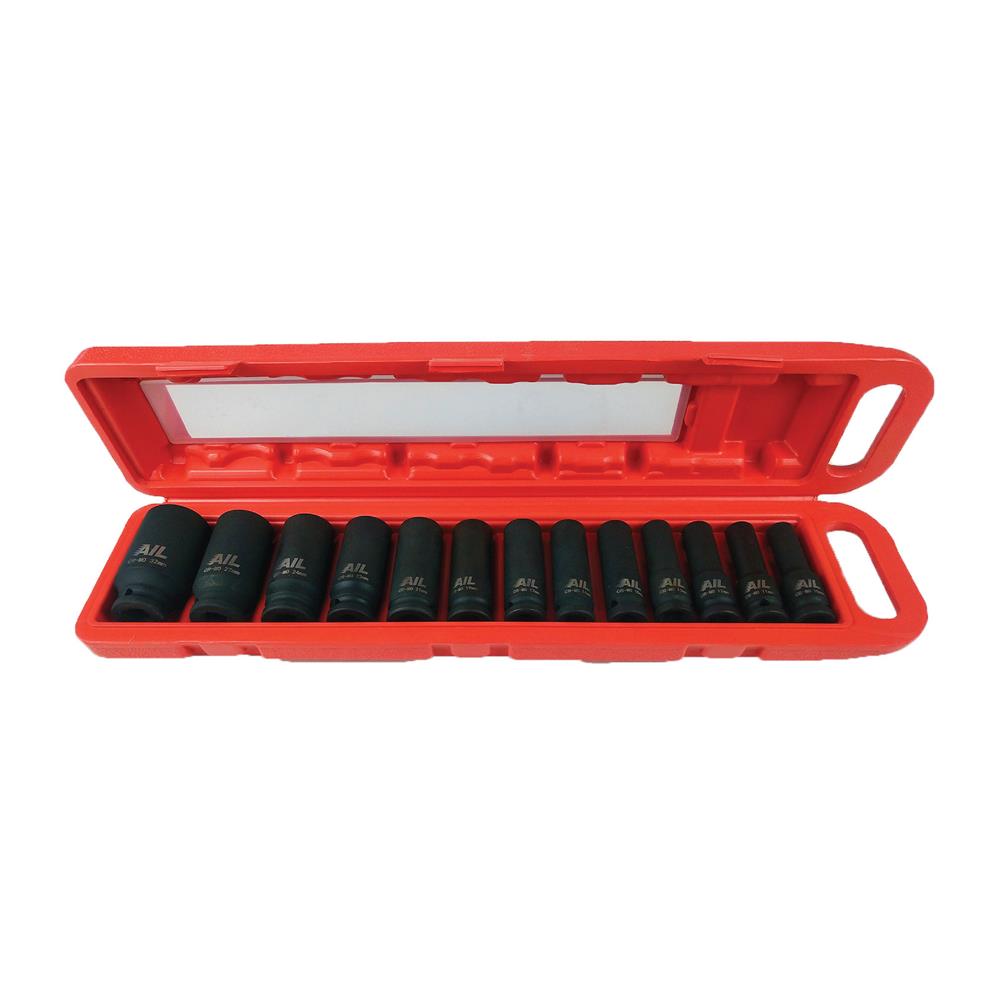 1/2" Drive 13pcs Long Reach Socket Set TPLG011 Air Impact