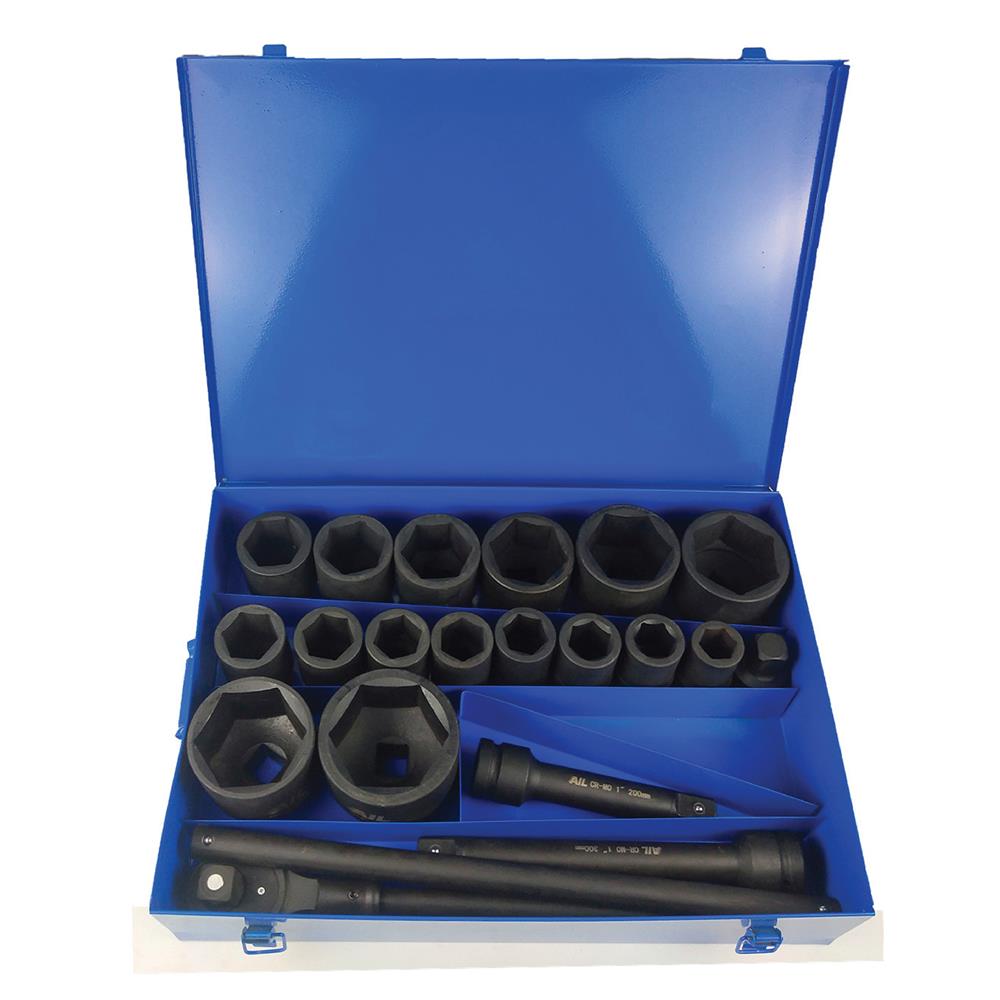 1" Drive 20pcs Impact Socket Set TPLG030 Air Impact