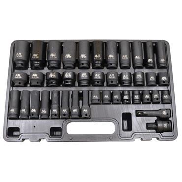 3/8" Drive 40 Pce Long & Short Reach Impact Set Tplg041